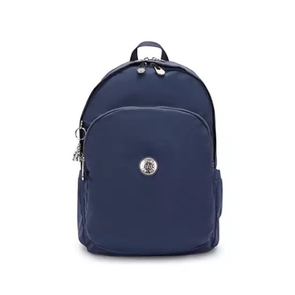 NEW Kipling Delia Nylon Backpack Endless Blue